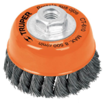 Escobilla tipo copa de 4" trenzado fino 14185 Truper