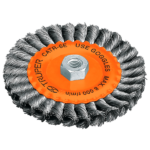 Escobilla circular plana 4" eje 5/8" 17527 Truper